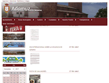 Tablet Screenshot of adamuz.es